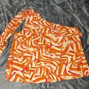 One Shoulder Top Nine West Size -L